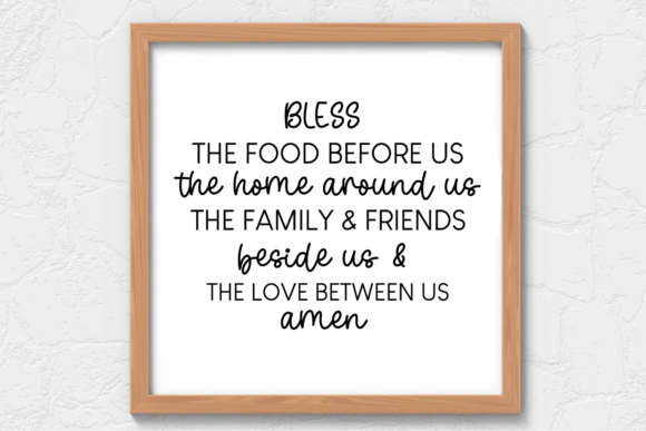 Bless the Food Before Us Embroidery Design Review