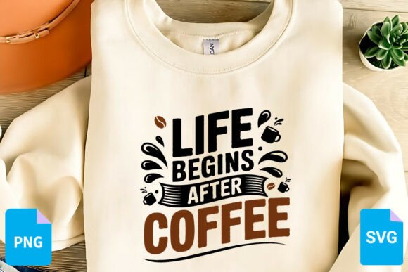 Coffee T-Shirt Design SVG PNG EPS Graphics