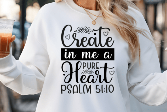 Create in Me a Pure Heart SVG for Crafts and Graphics