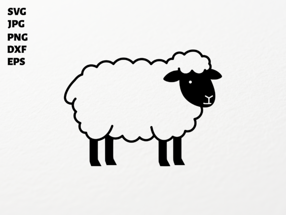 Cute Sheep SVG for Cricut Sublimation PN – A Graphic Design Asset Review