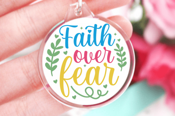 Faith over Fear SVG for Website and Crafts