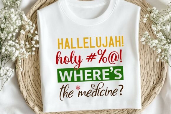 Funny Sarcastic Christmas SVG for T-Shirt Designs