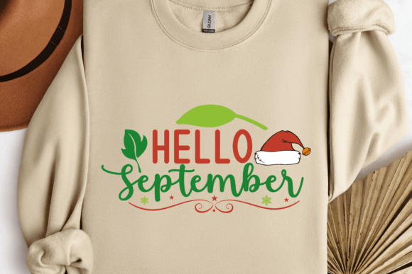 Hello September SVG – A Fresh Embroidery Design for Autumn Projects