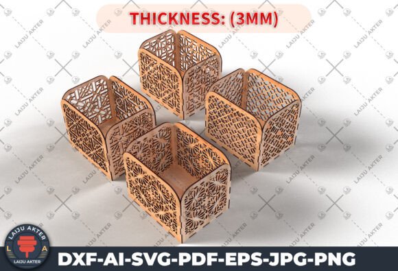 Laser Cut Business Card Holder