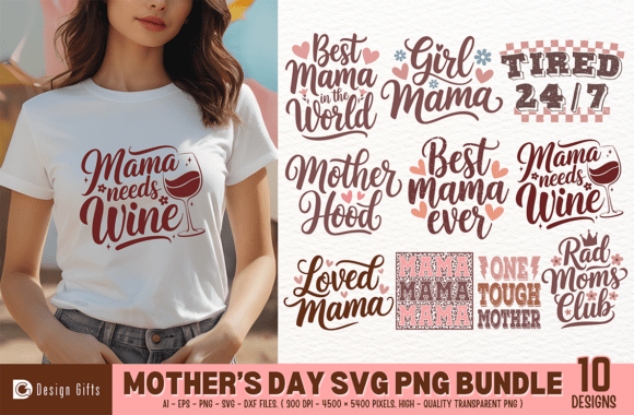 Mothers Day SVG PNG Bundle Review